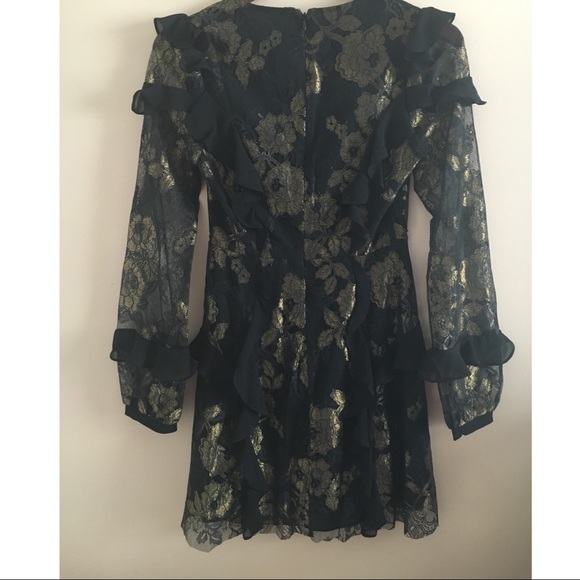 FFL BUMBLE LONG SLEEVE RUFFLE DRESS - Picture 6 of 8